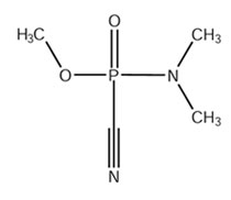 Methyl N,N-dimethylphosphoramidocyanidate